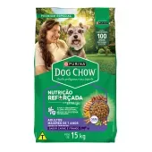 Ração Dog Chow Cães Adultos 7+ Longevidade Carne, Frango e Arroz